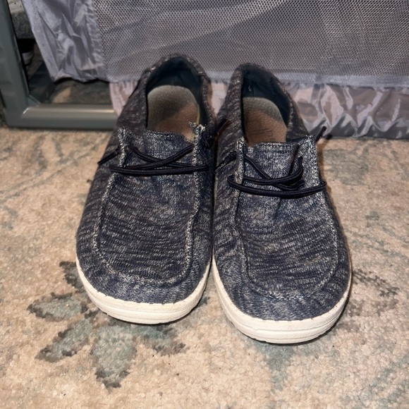 Hey Dude Shoes - Hey Dude Women's Blue and White Shoes